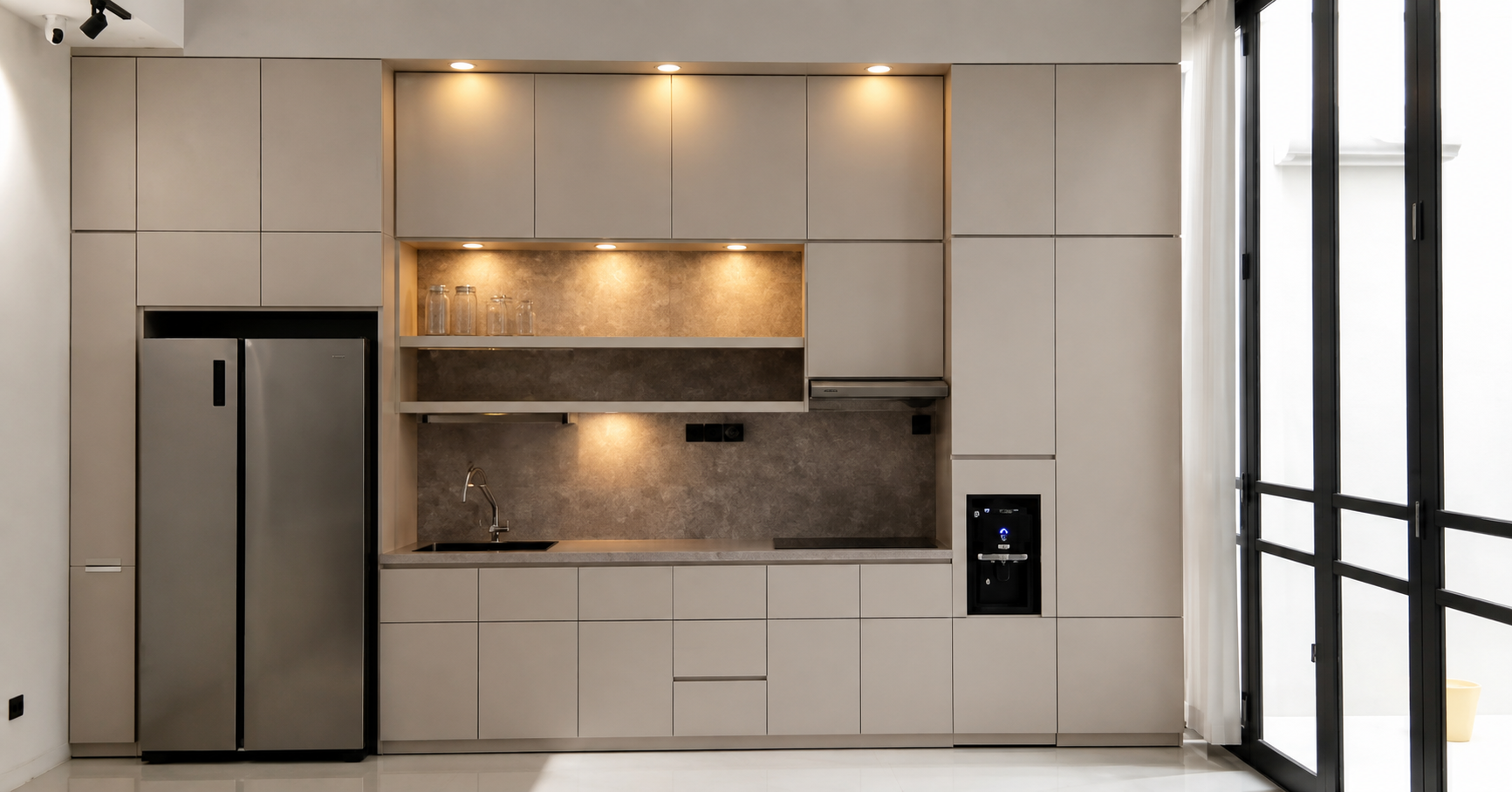 Kitchen Counter & Built-In Storage